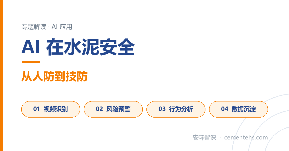 AI 在水泥安全的应用：从人防到技防